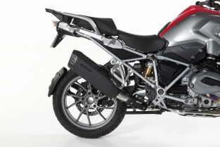 BOS Desertfox Black Edition Einddemper met Euro4 keuring BMW R 1200 GS - Adventure 2017 2018